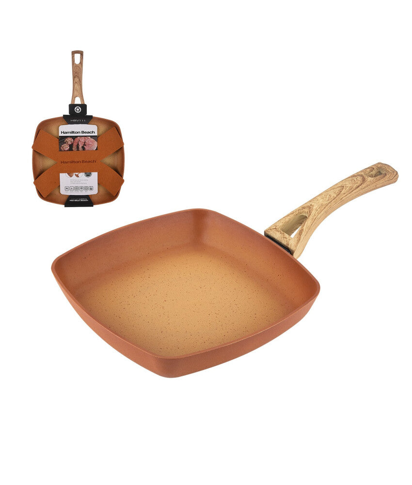 Hamilton Beach Sartén Antiadherente 11" Terracota HBV111