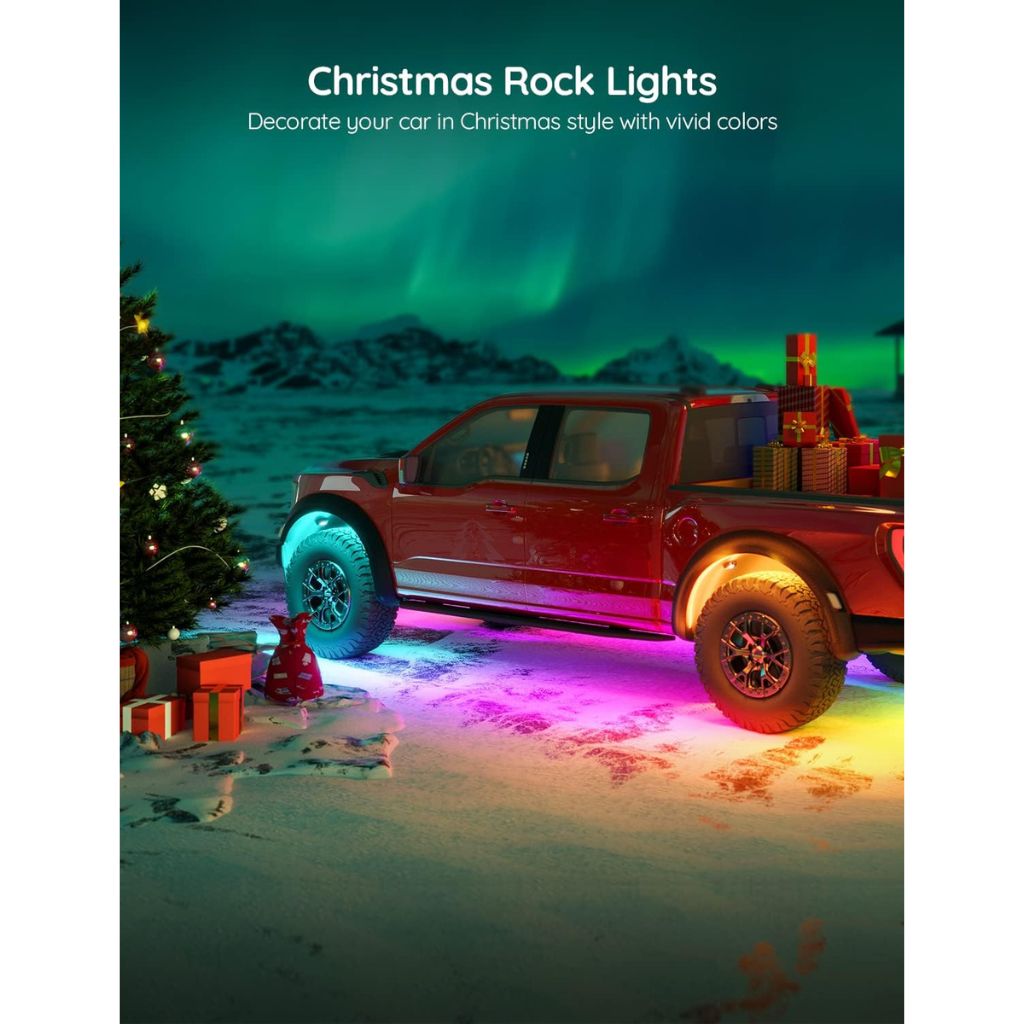 Govee Underglow 4 Luces LED Inteligentes RGBIC