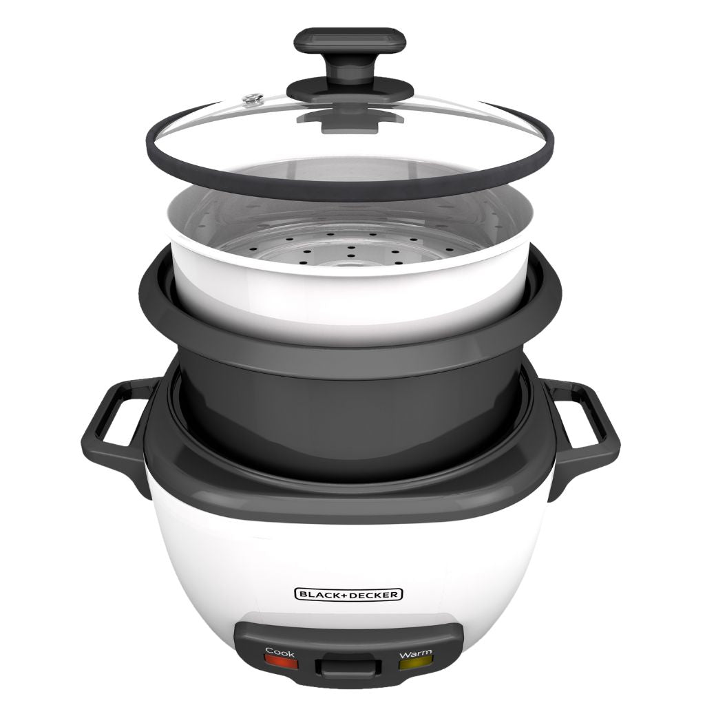 Black + Decker Olla Arrocera 14 tazas Cocidas, RC514