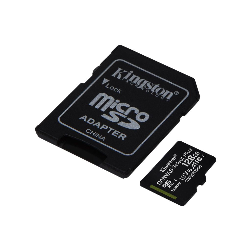 Kingston Tarjeta de Memoria Micro SD c/adaptador (clase 10) SDCD2/128GB