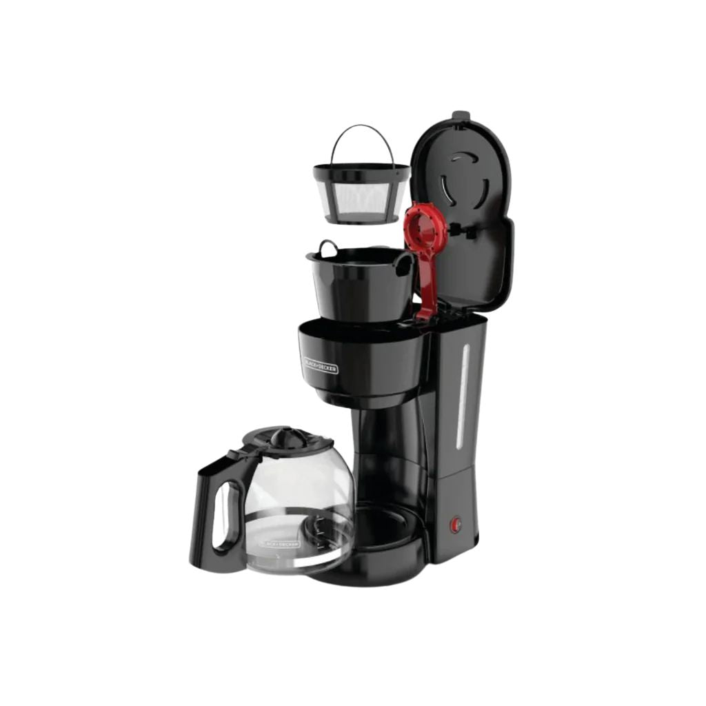 Black + Decker Cafetera 12 Tazas Negra, CM0915BK-LA