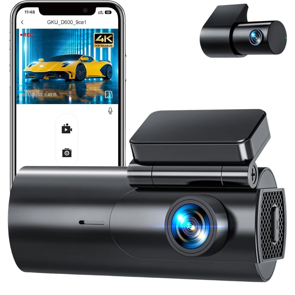 Dashcam Frontal y Trasera 4K+1080p