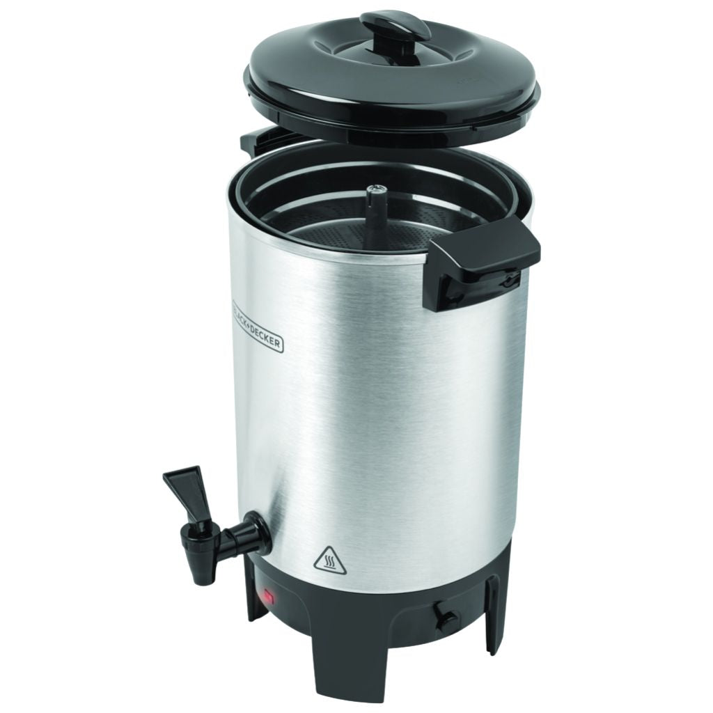 Black + Decker Percolador 40 Tazas Aluminio, CMU4010