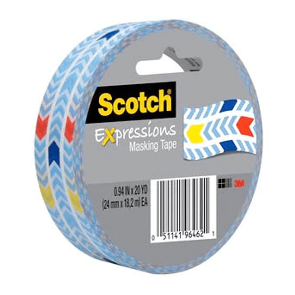 3M Masking Flechas Colores 24mm x 18