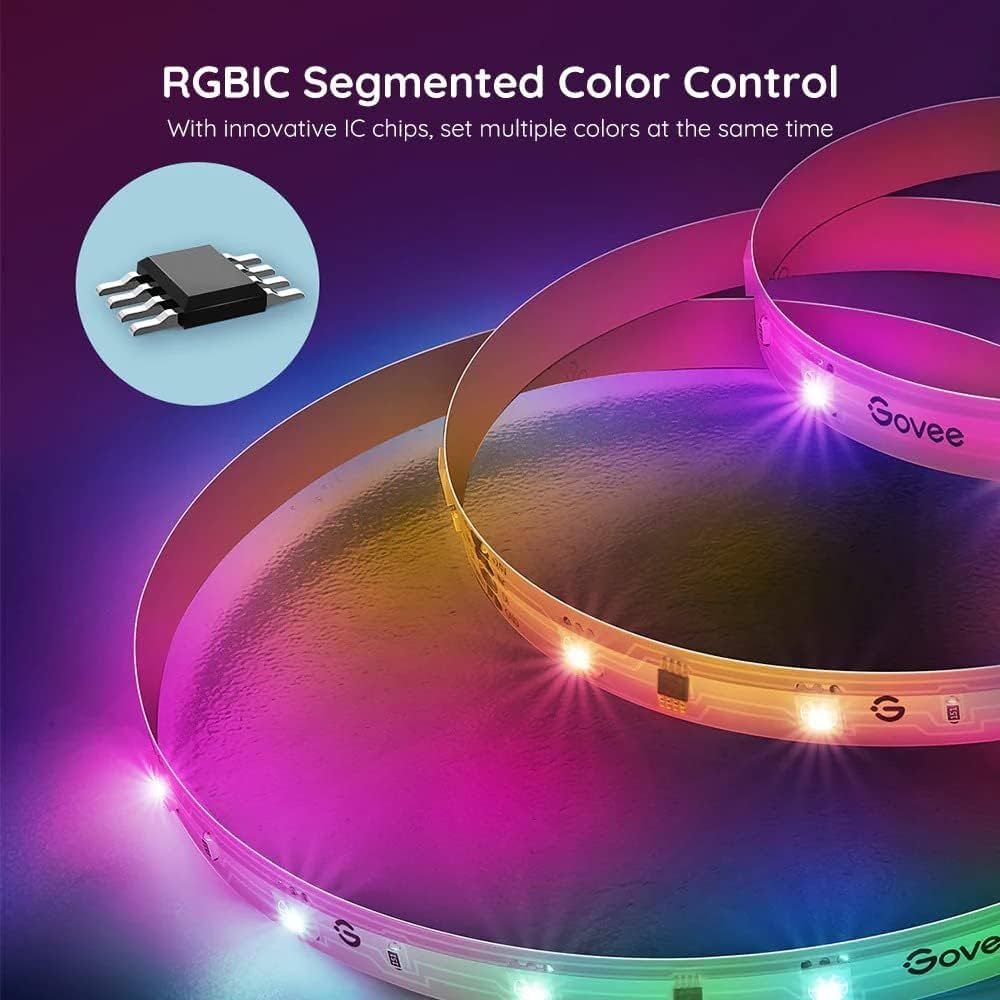 Govee Luces H618C Basic Wifi, RGB Bluetooth Led 10 Metros