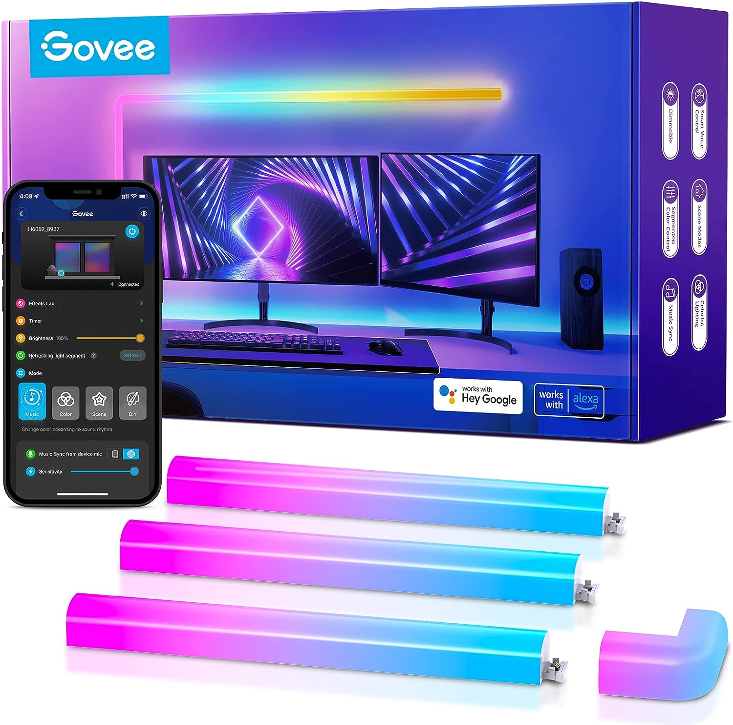 Govee Lampara de Pared 8+4 H6062