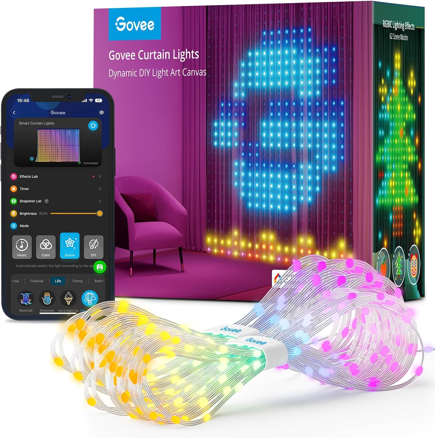 Govee Cable de Luces WiFi y Bluetooth H70B1