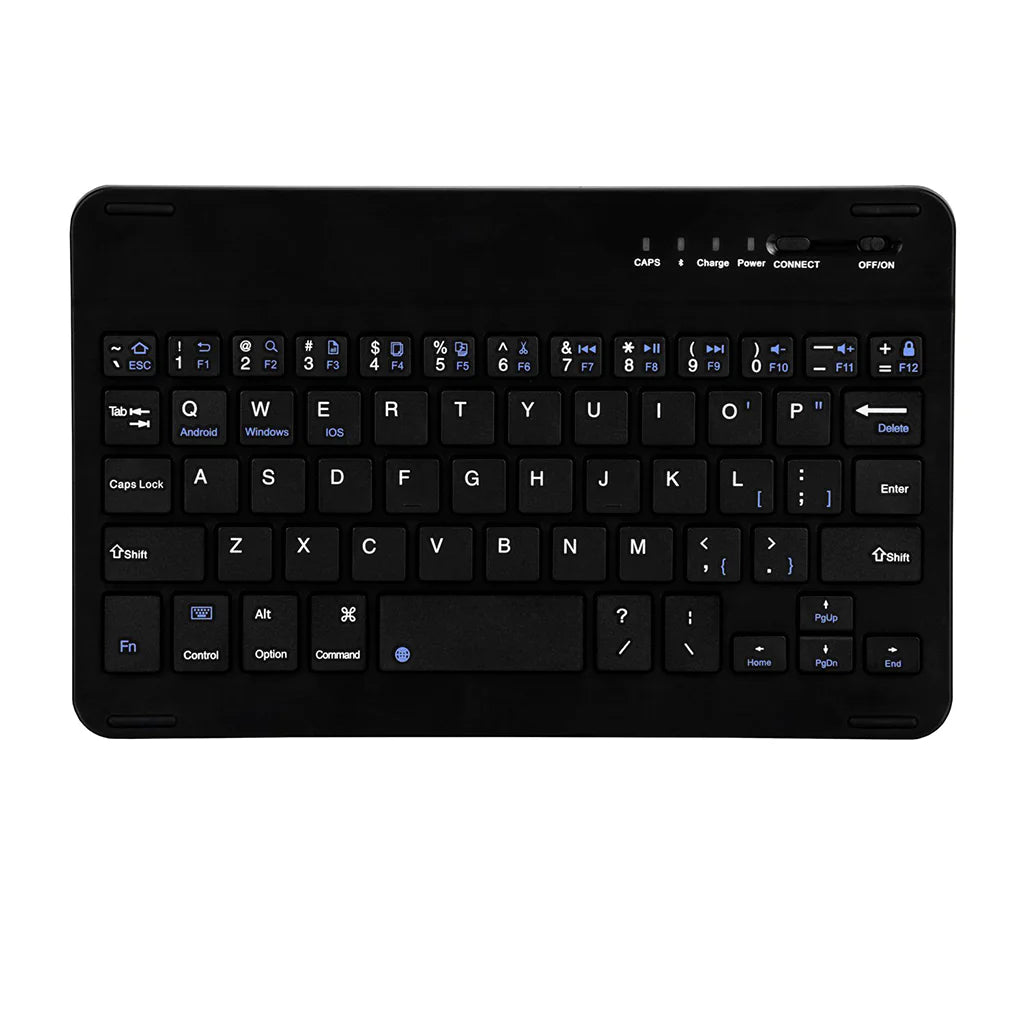 Argom Teclado Portátil Inalámbrico Ultrafino Negro, ARG-KB-0203