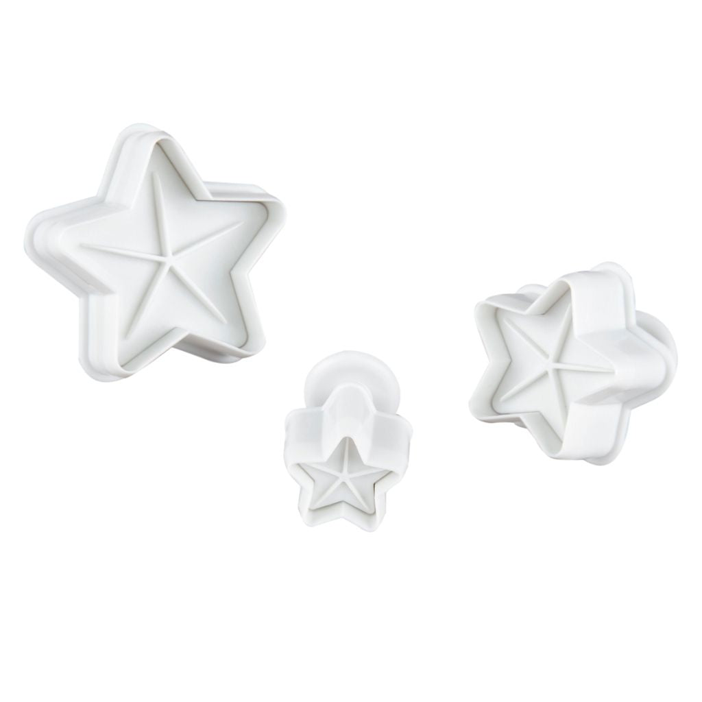 Ateco Set de Cortadores Plásticos de Estrellas