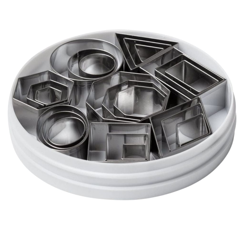 Ateco Set de Cortadores Geométricos de 24 piezas