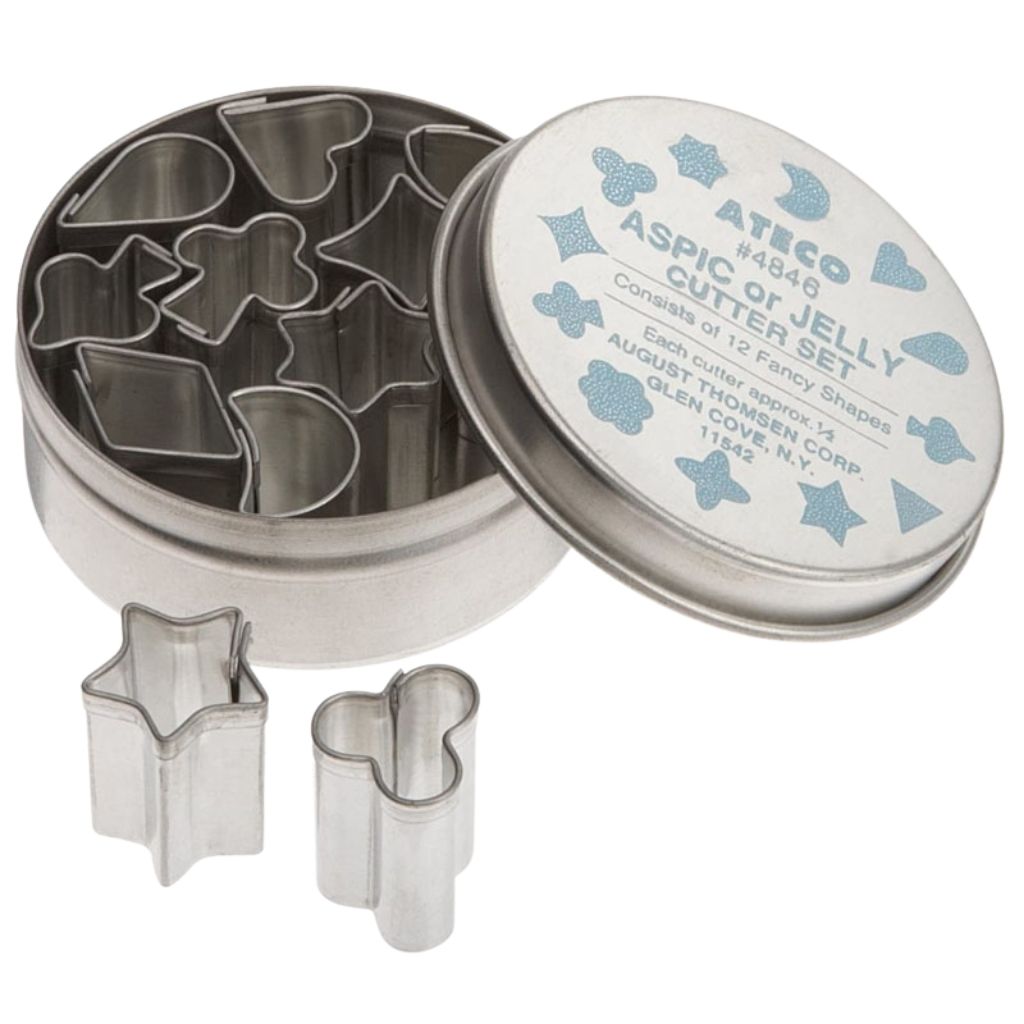 Ateco Set de Cortadores de Acero de Gelatina