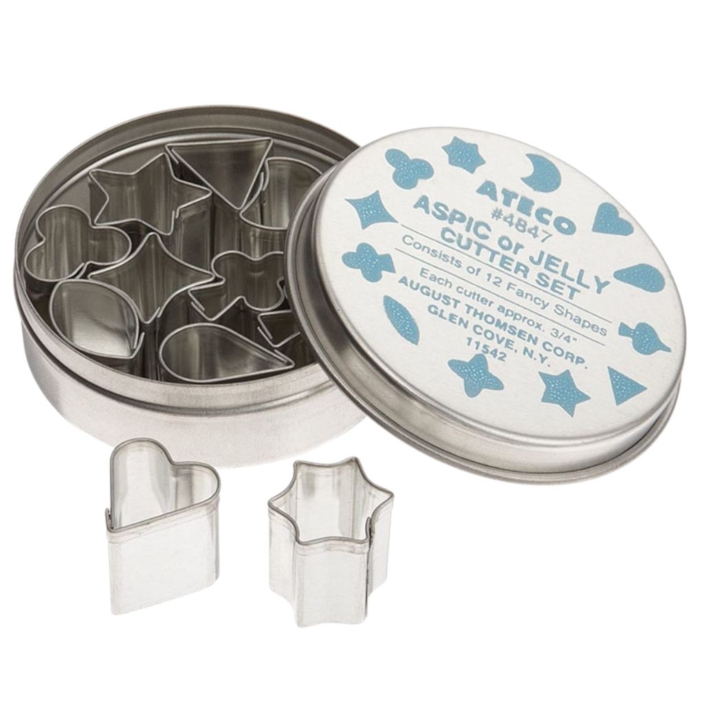 Ateco Set de Cortadores de Acero de Gelatina