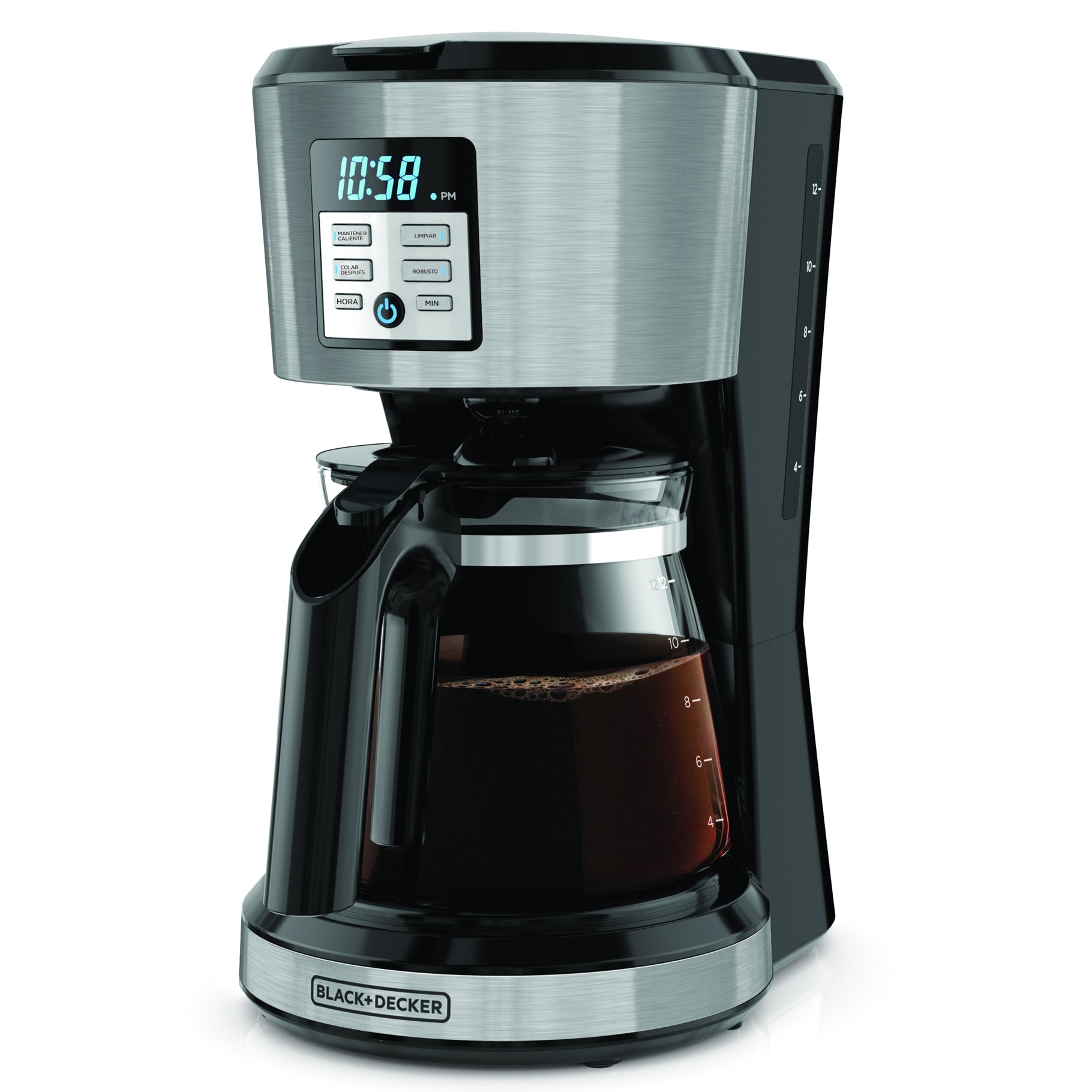 Black + Decker Cafetera 12 Tazas, CM1331S-LA