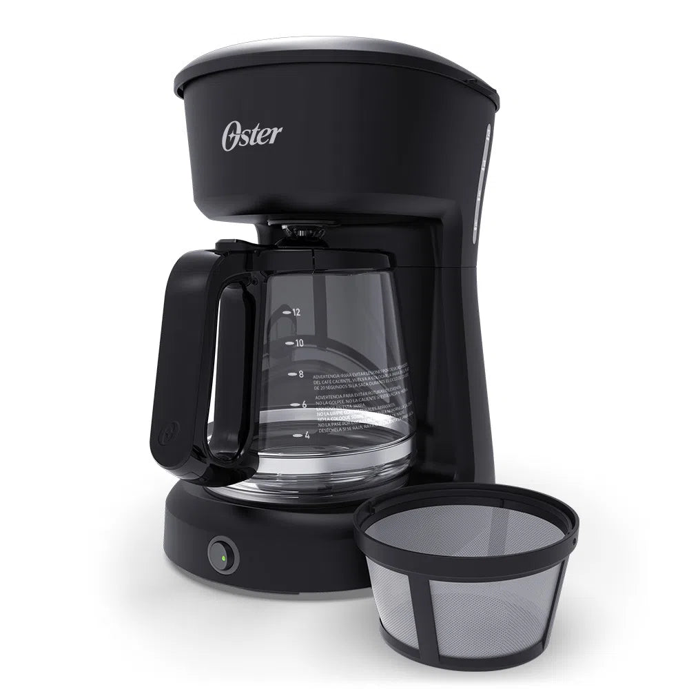 Oster Coffee Maker 12 Tazas con Indicador de Encendido BVSTDCS12BN