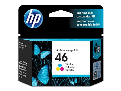 HP Cartucho de Tinta Tricolor #46 (CZ638AL)