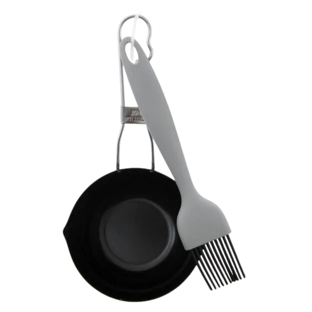 Mr. Bar-B-Q Set de Brocha y Contenedor de Salsa