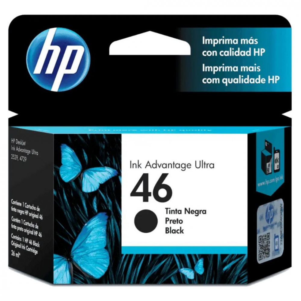 HP Cartucho Negro #46 (CZ637AL)