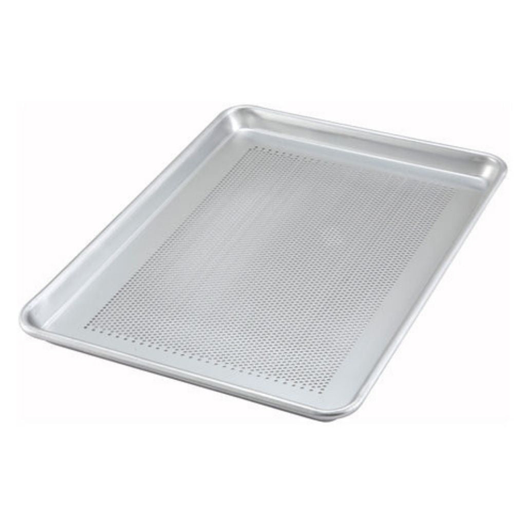 Winco Bandeja para Hornear Perforada de Aluminio de 18 x 26"