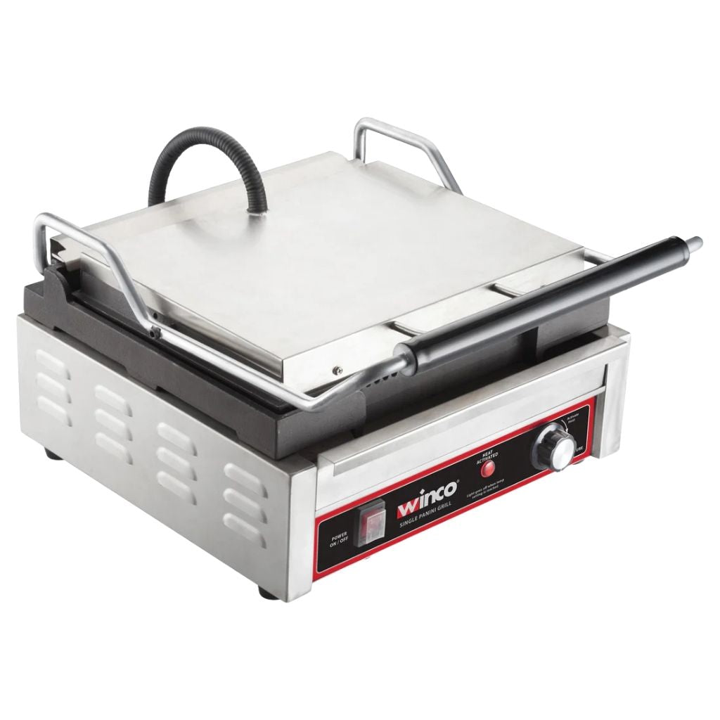 Winco Sandwichera Eléctrica Panini con Placa de 12"