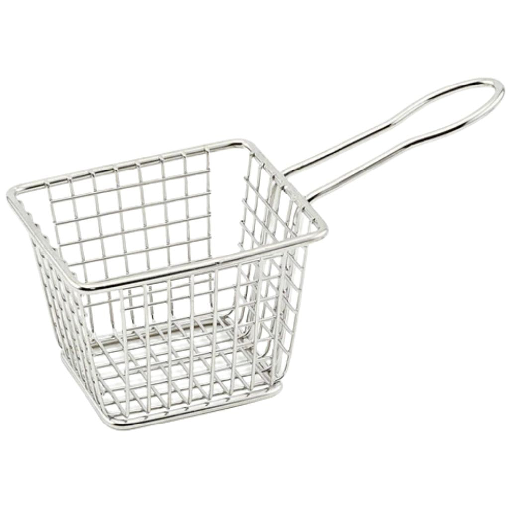 Winco Canasta para Frituras Acero Inoxidable de 4"x 3" x 3"