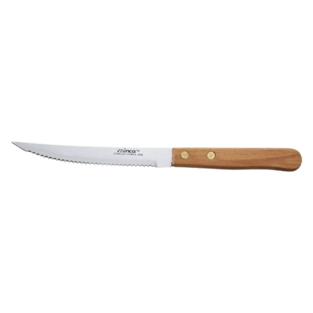 Winco Cuchillo de mesa Punta Fina 1/2 pulgadas