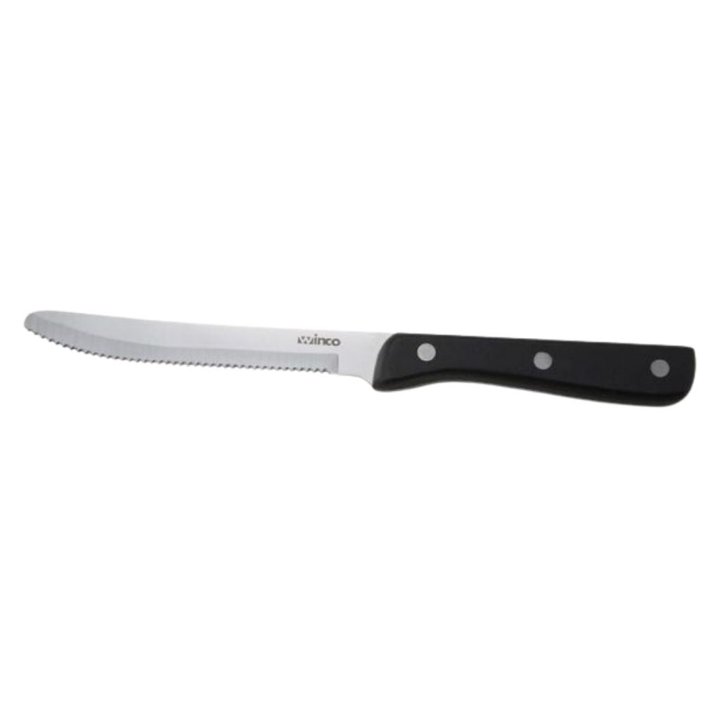 Winco Cuchillo de mesa Punta redonda 5 pulgadas