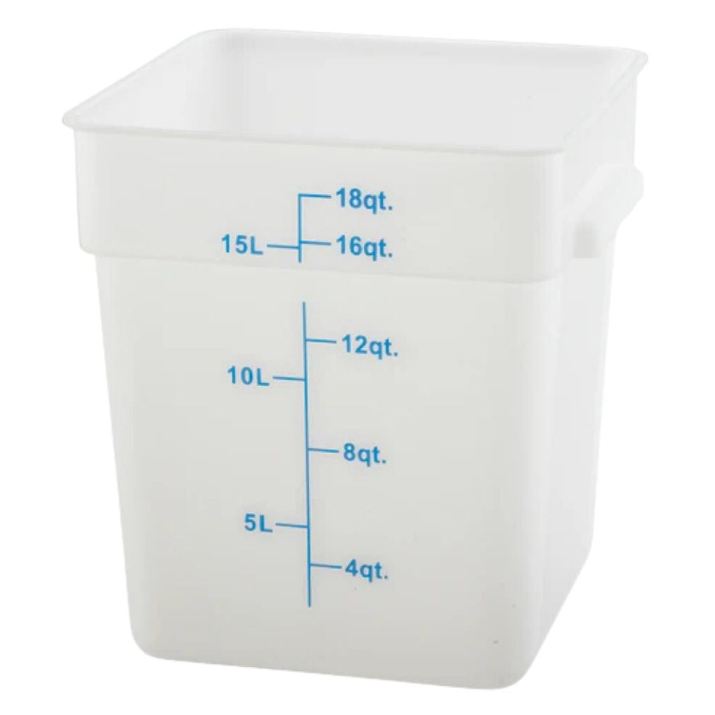 Winco Contenedor Blanco 18Qt