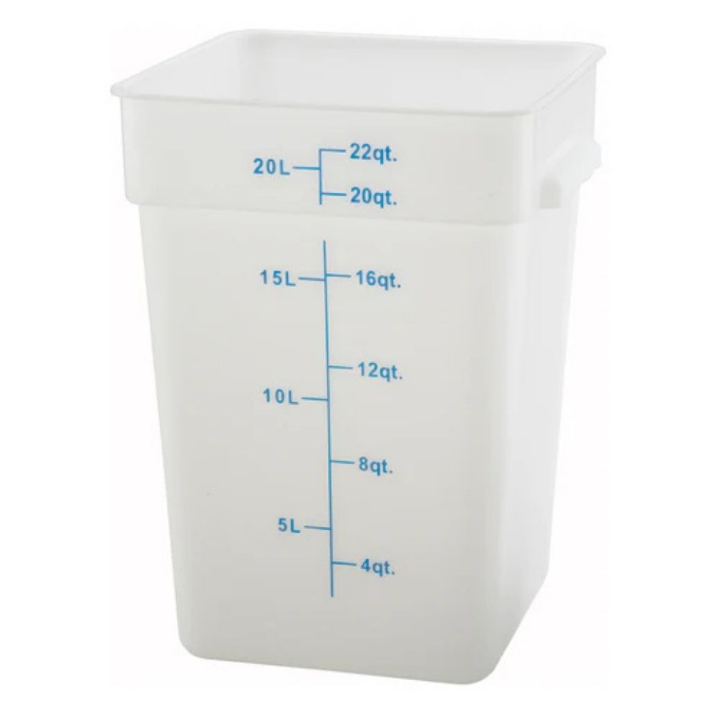 Winco Contenedor Blanco 22Qt