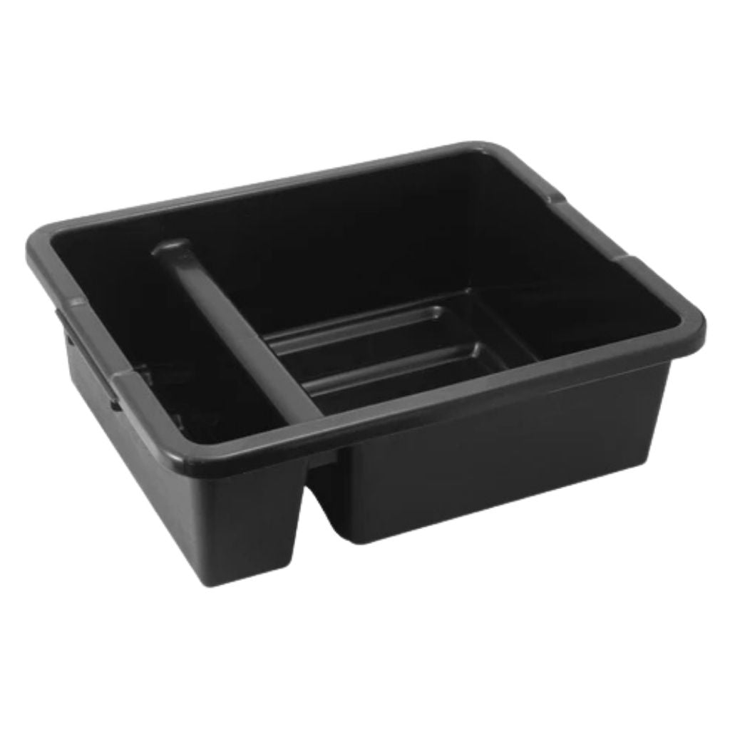 Winco Caja Plástica Dividida Negra