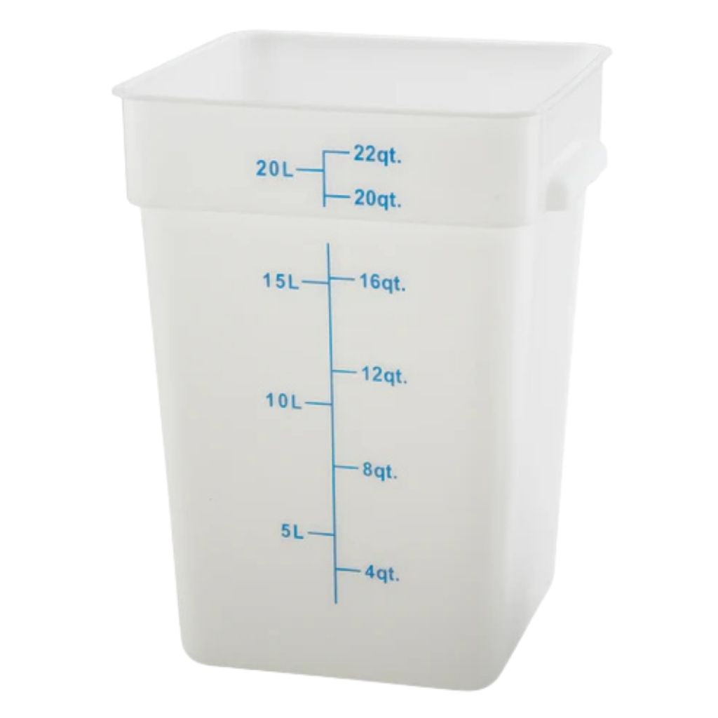 Winco Contenedor Translucido 22QT