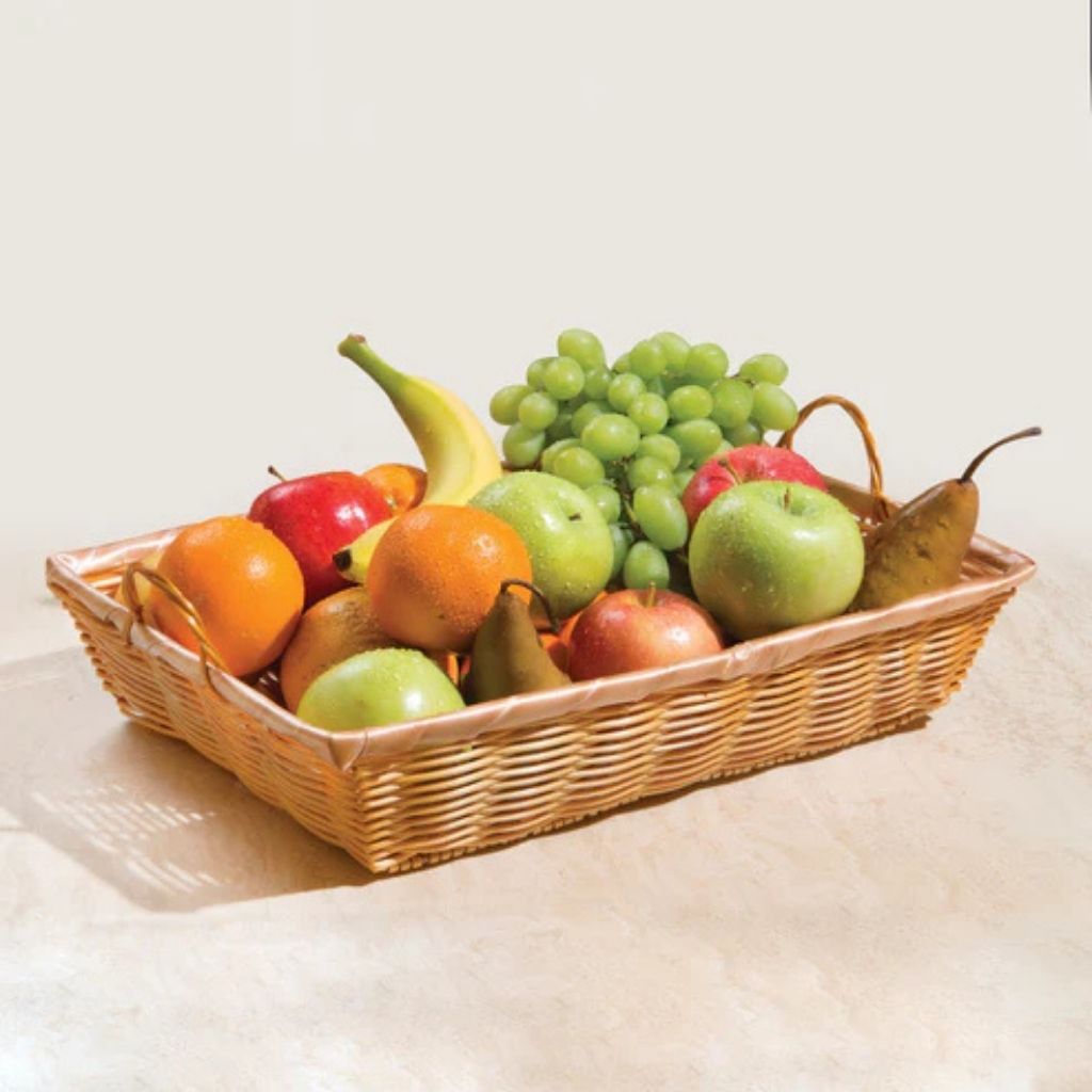 Winco Canasta Mimbre Sintético Rectangular