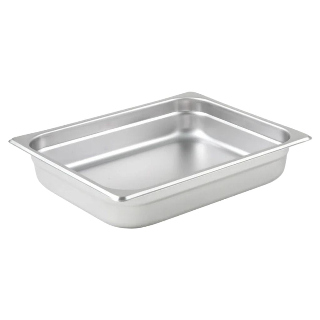 Winco Bandeja Baño María de Acero Inoxidable de 2.5"