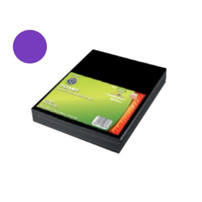 Barrilito Foamy Carta Terciopelo Morado , 10 unidades