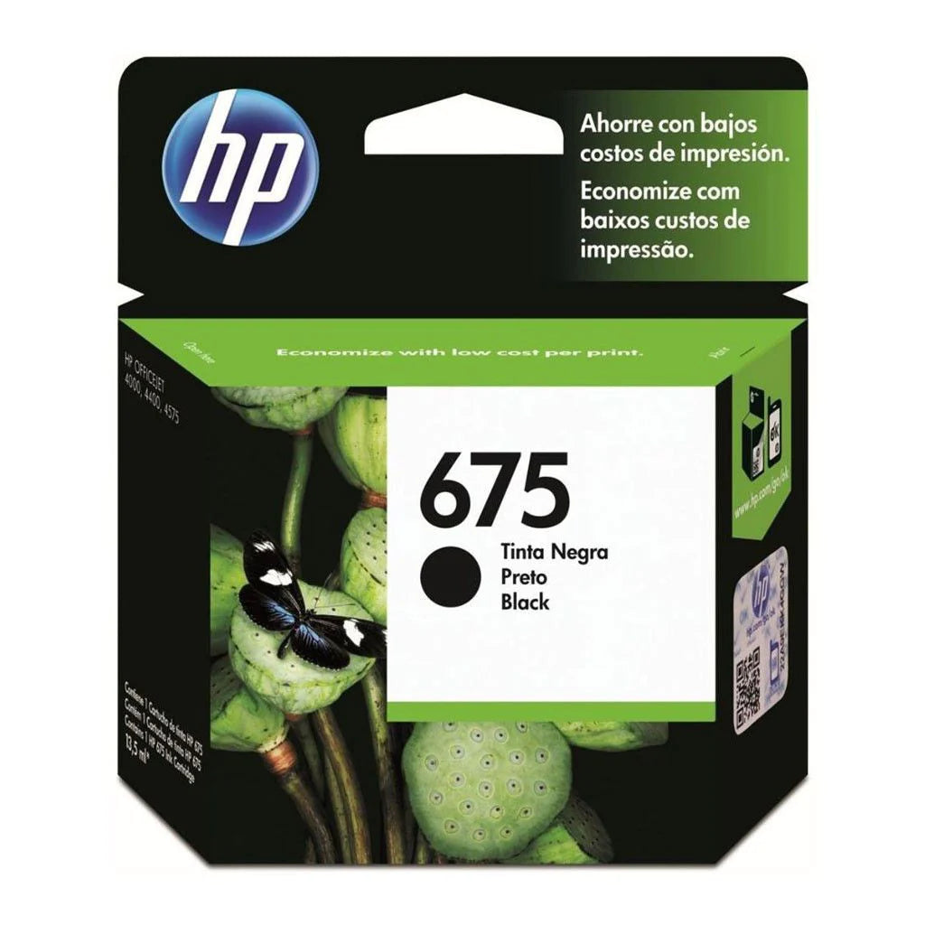 HP Cartucho Negro #675 (CN690AL)