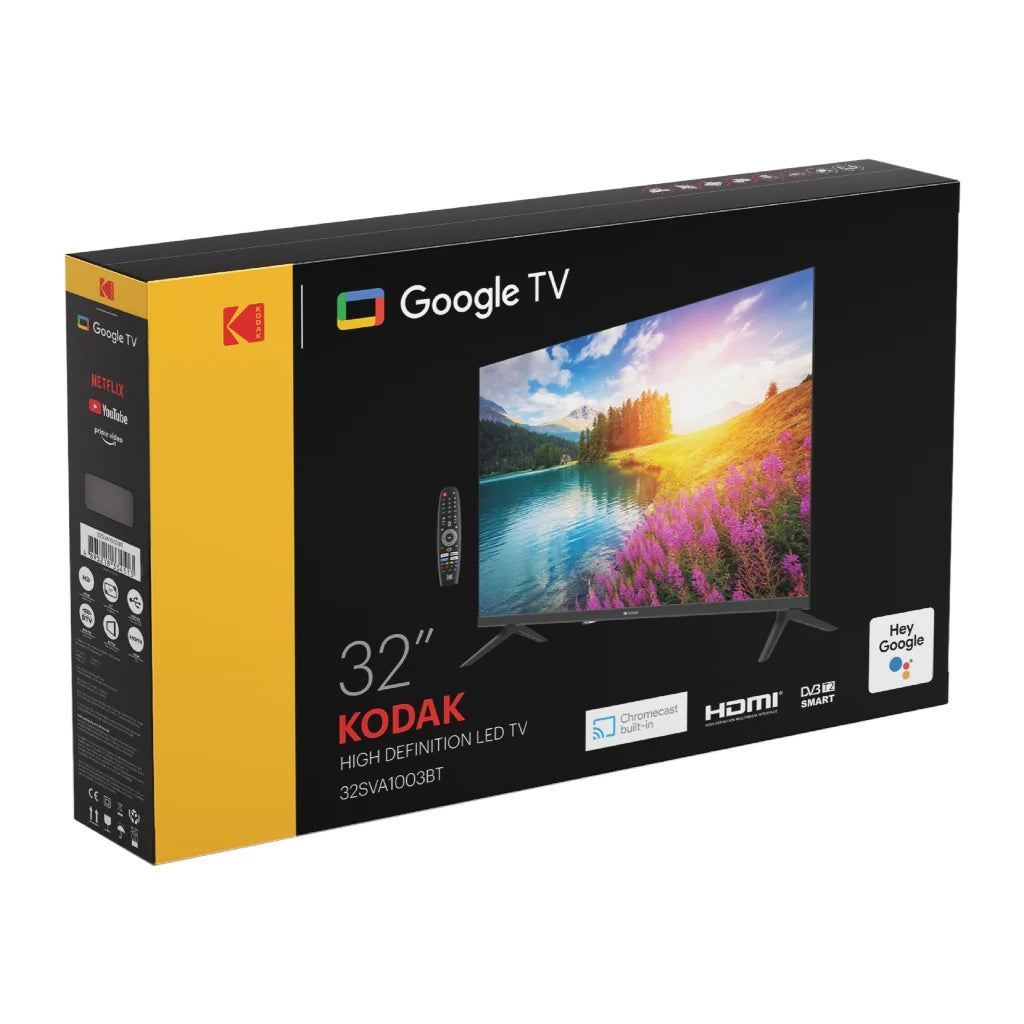 Kodak Pantalla UHD 32" con Google TV, 32SVA1003BT