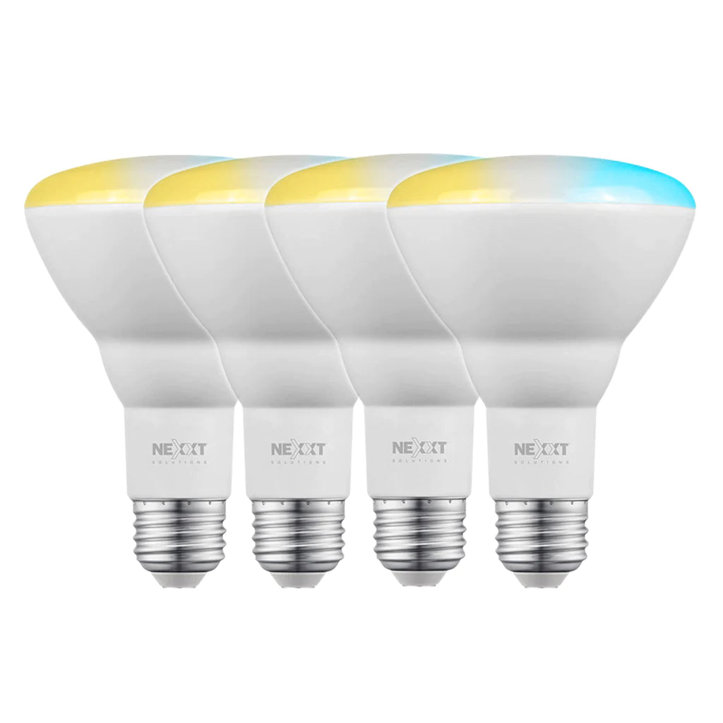 Nexxt Bombillo LED inteligente Wi-Fi 110V 4 Unidades, NHB-W2104PK