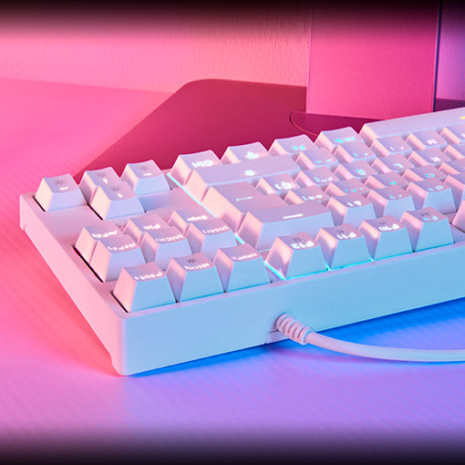 Energy Sistem Teclado Gaming Blanco ESG K7