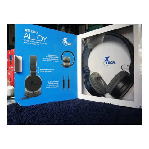 Xtech Audífonos de Diadema Alloy XTH-340