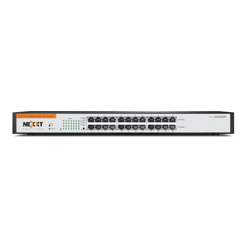 Nexxt Conmutador Gigabit para Montaje en Bastidor de 24 puertos