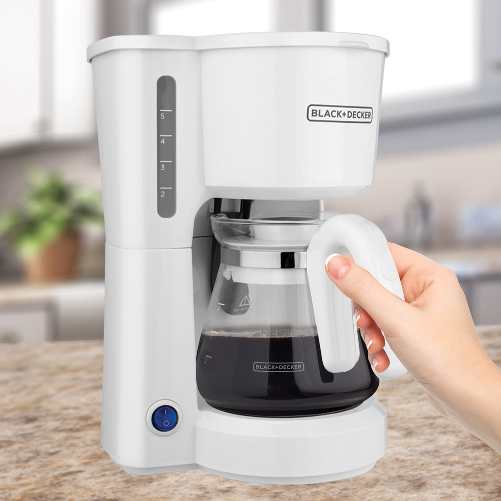 Black + Decker Coffee Maker 5 Tazas Blanca CM0701W