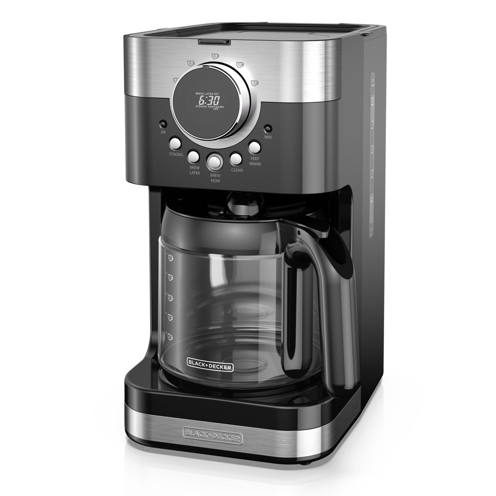 Black + Decker Cafetera 12 Tazas Digital CM4200S-LA