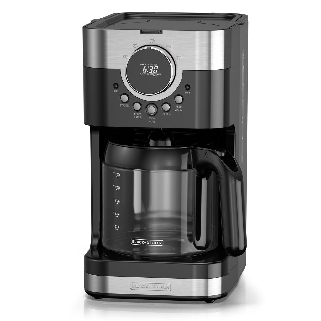Black + Decker Cafetera 12 Tazas Digital CM4200S-LA