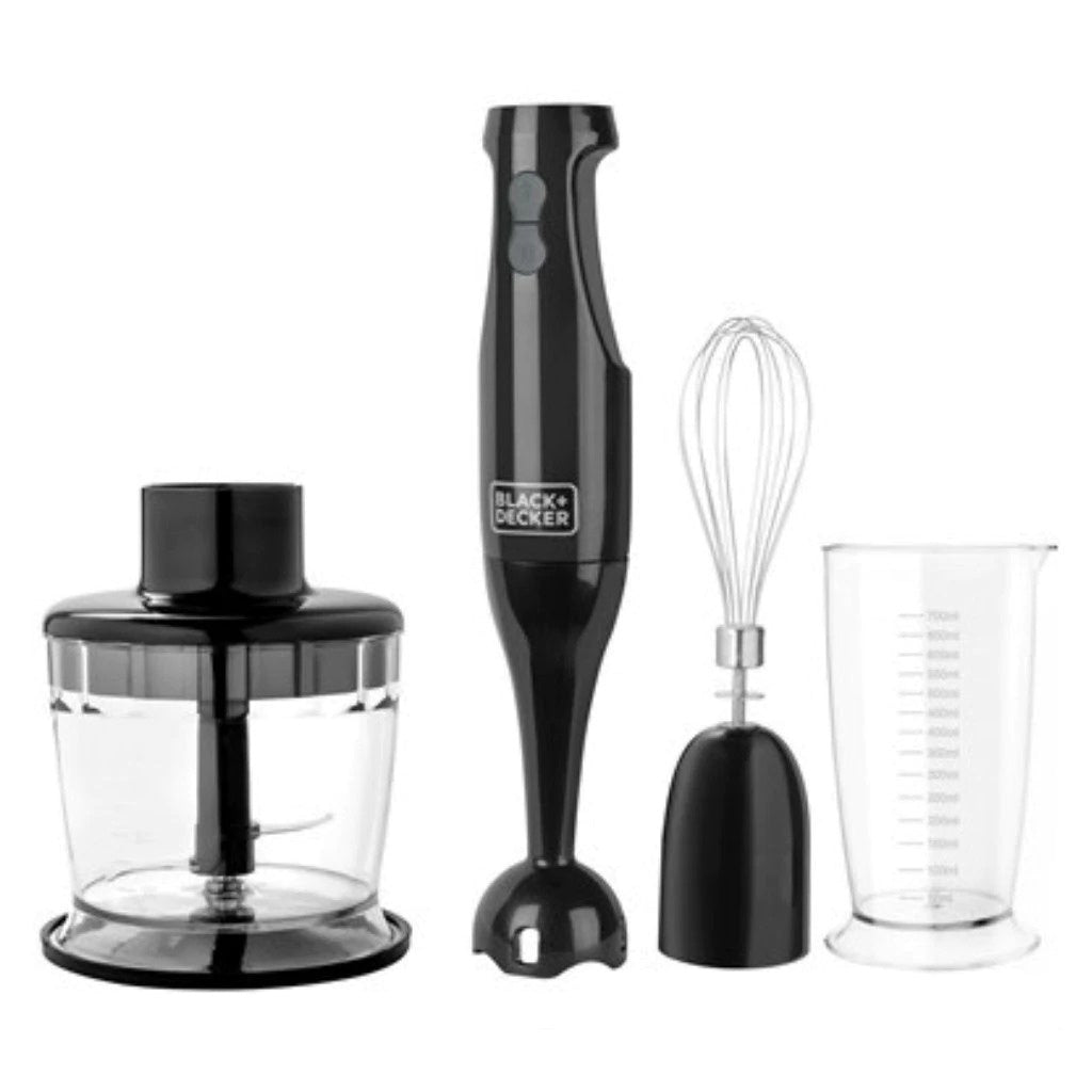 Black + Decker Batidora de Inmersión 3 en 1 HB2800B