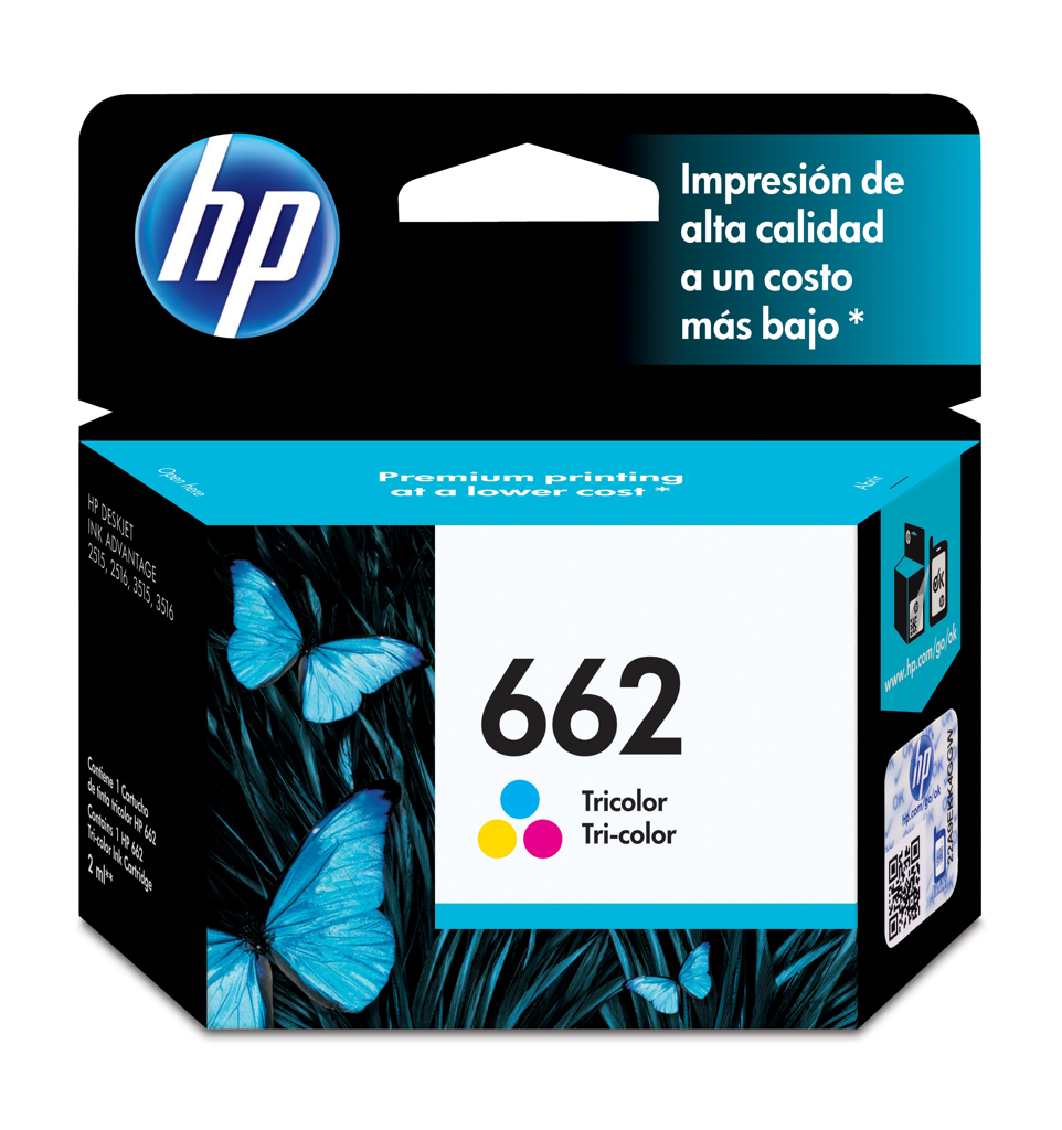 HP Cartucho Tricolor #662 (CZ104Al)