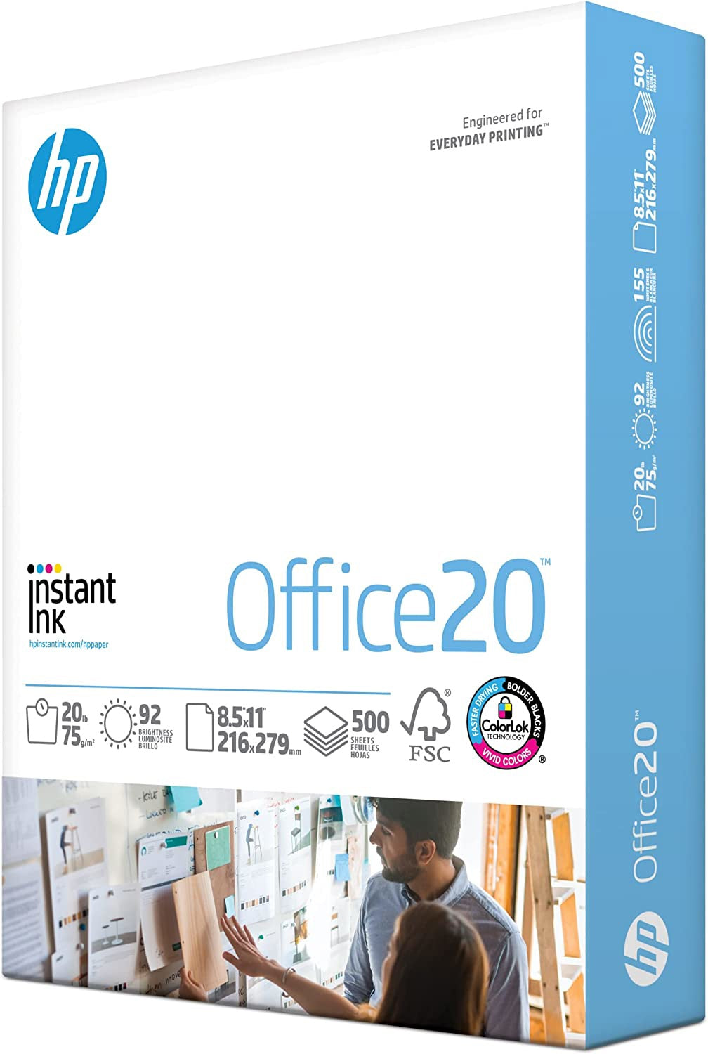 HP Caja 10 Unidades Resma 8.5 X 11 500