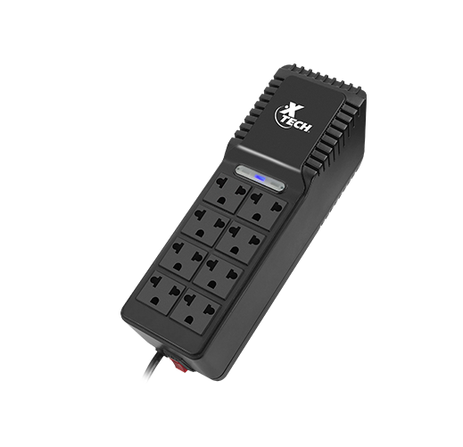 Xtech Regulador de Voltaje 1000VA/500W, XTR-1002