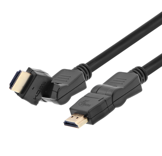 Xtech Cable HDMI Cabeza Giratoria de 1.8m, XTC-606