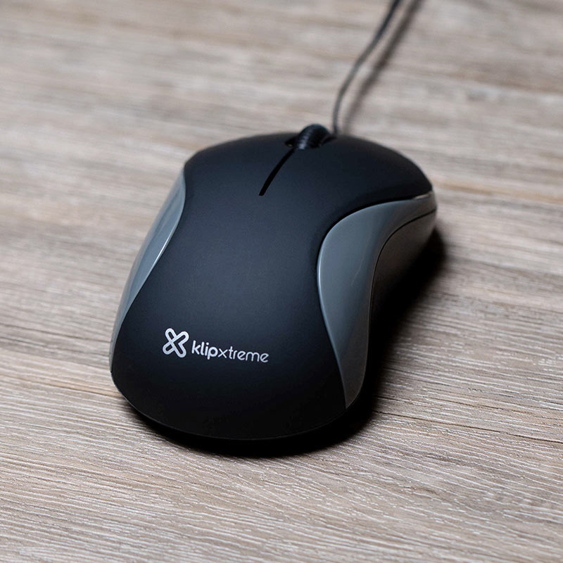 Klip Xtreme Mouse Con Cable Retráctil KMO-113