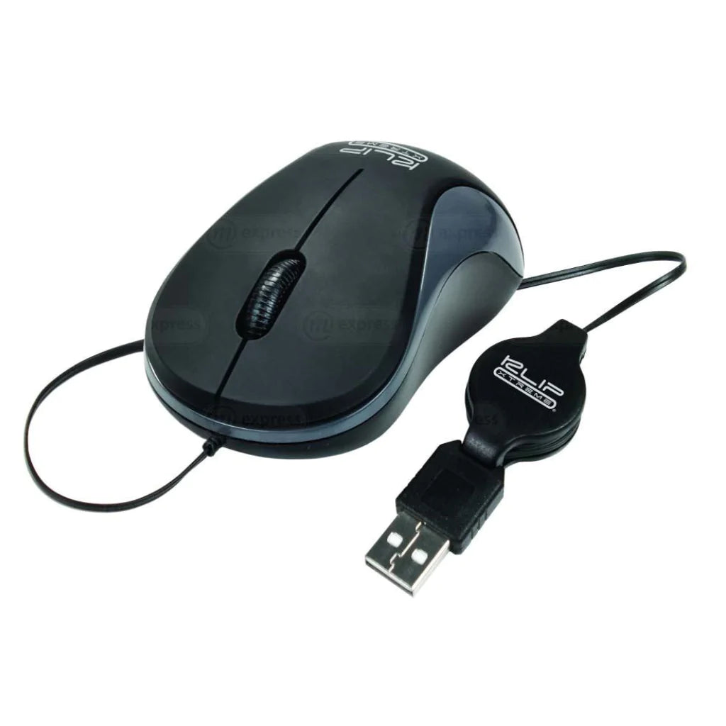 Klip Xtreme Mouse Con Cable Retráctil KMO-113