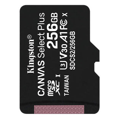 Kingston Tarjeta de Memoria Micro SD de 256 GB Clase 10,SDCS2/256GB